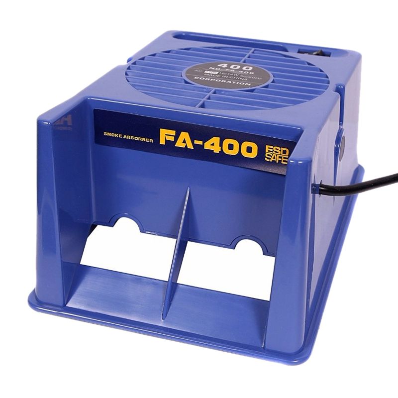 220V Fa-400 Solder Iron Smoke Absorber,Esd Fume Extractor,Smoking Instrument,With 10 Pc Activated Sponge Eu Plug