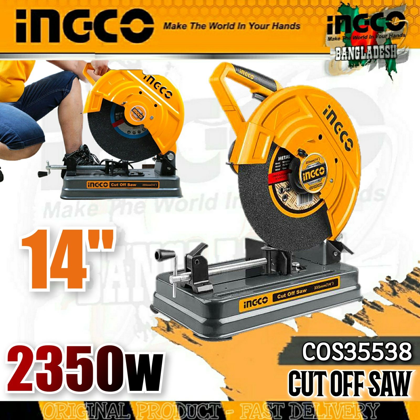 Cut of Saw - 3HP(2350W) - INGCO