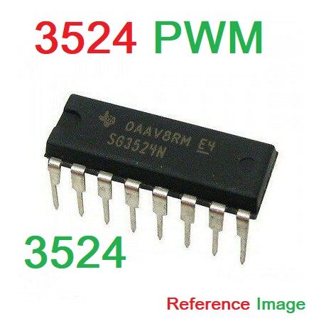 2Pcs- 3524 SG3524 KA3524 3524 Regulating Pulse Width Modulator IC PWM 16 Pin Leads DIP-16 Dual In Line Package Chip IC