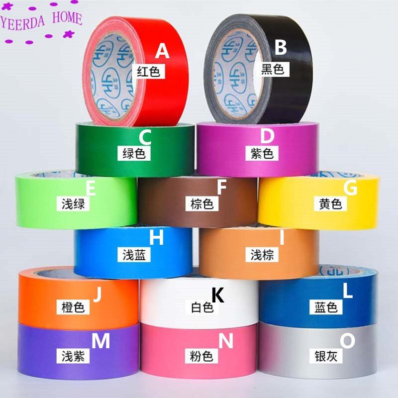 Wholesale color cloth base tape decorative floor non slip non marking single side waterproof tape carpet adhesive