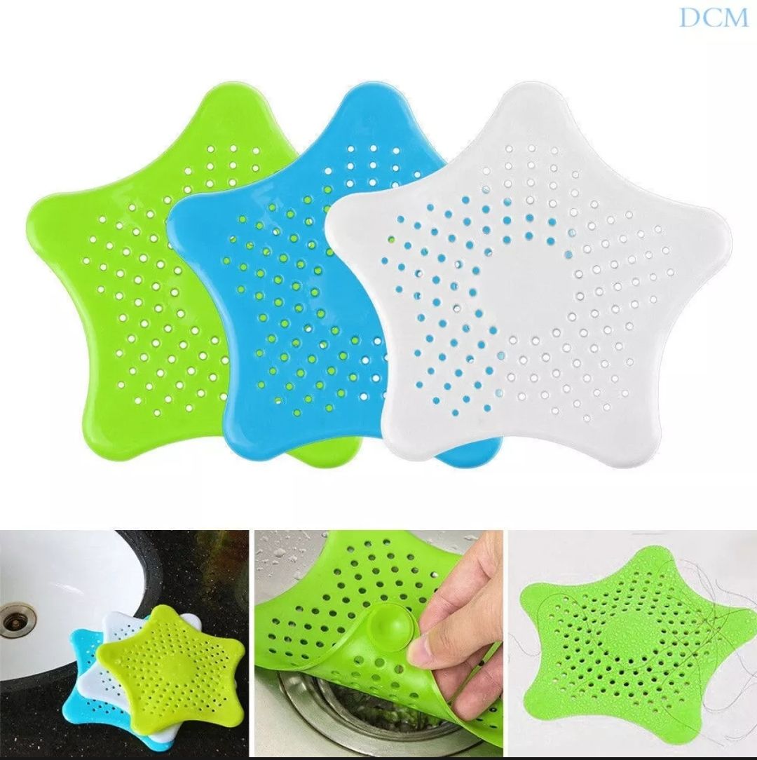 Silica gel floor drain filter net kitchen sink lid bathroom clogging filter floor drain cover sheet 15.2cm-1 pcs