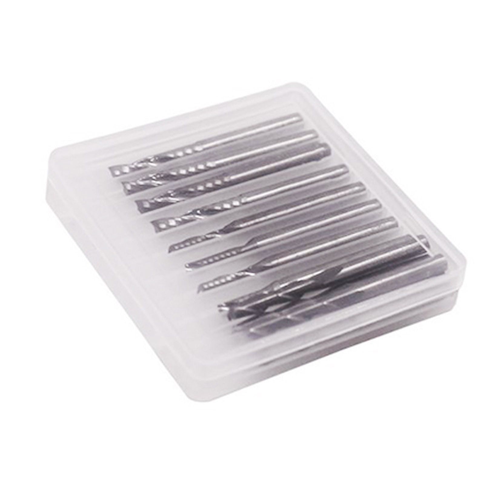 12Pcs Milling Routers Sturdy Fast Chips Removal Burr-free Assorted Router Bits for Electric Drills