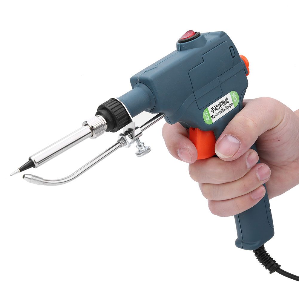 Soldering Iron Hot Auto Send Tin Heat Solder Welding Kit 110/220V 80W LJ