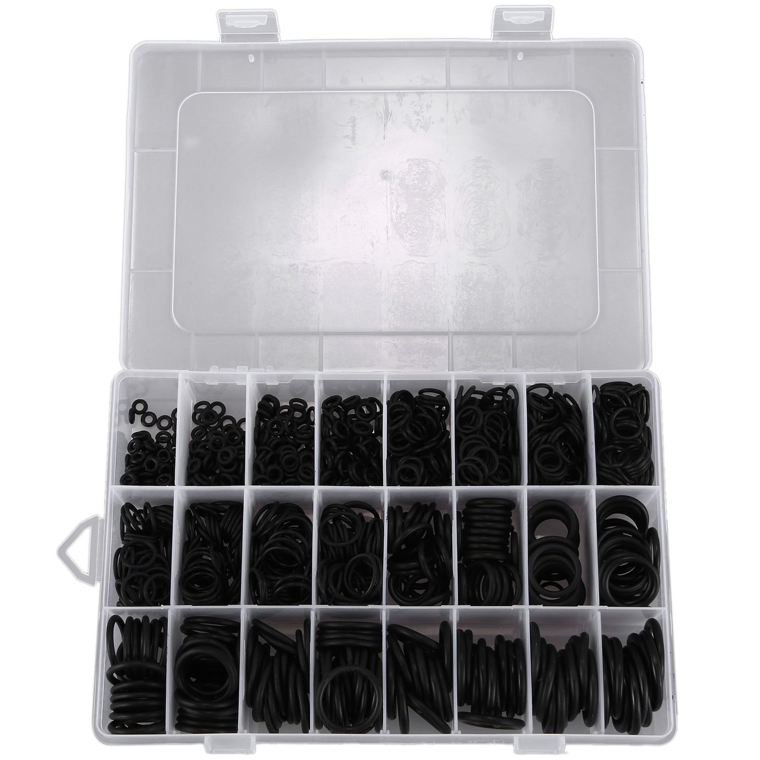 Practical Product 1200Pcs NBR Seal Kit Thickness Nitrile NBR O-Ring Gasket Sealing Ring