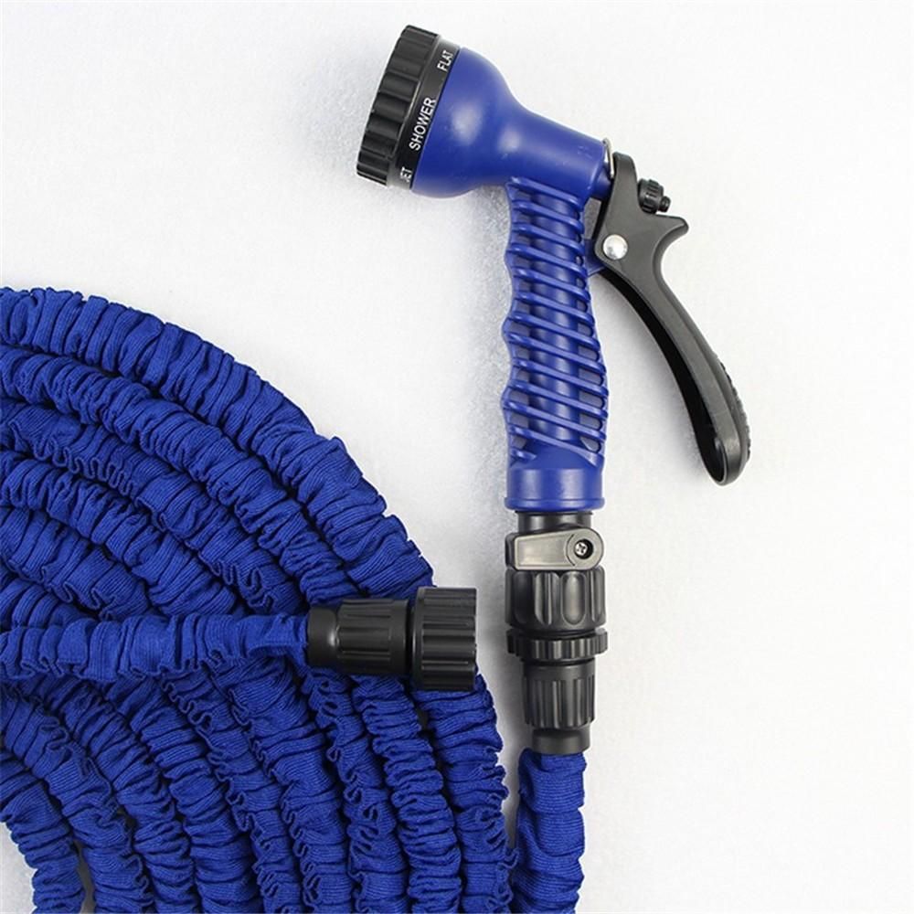 Magic Hose Pipe with Shower Gun -50 feet - Blue