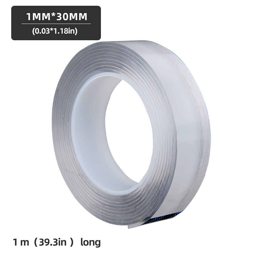 Magic Tape Double Sided Tape Double Sided Adhesive Traceless Tape Removable Sticker Adhesive Loop Disks Tie Glue Drop Shipping
