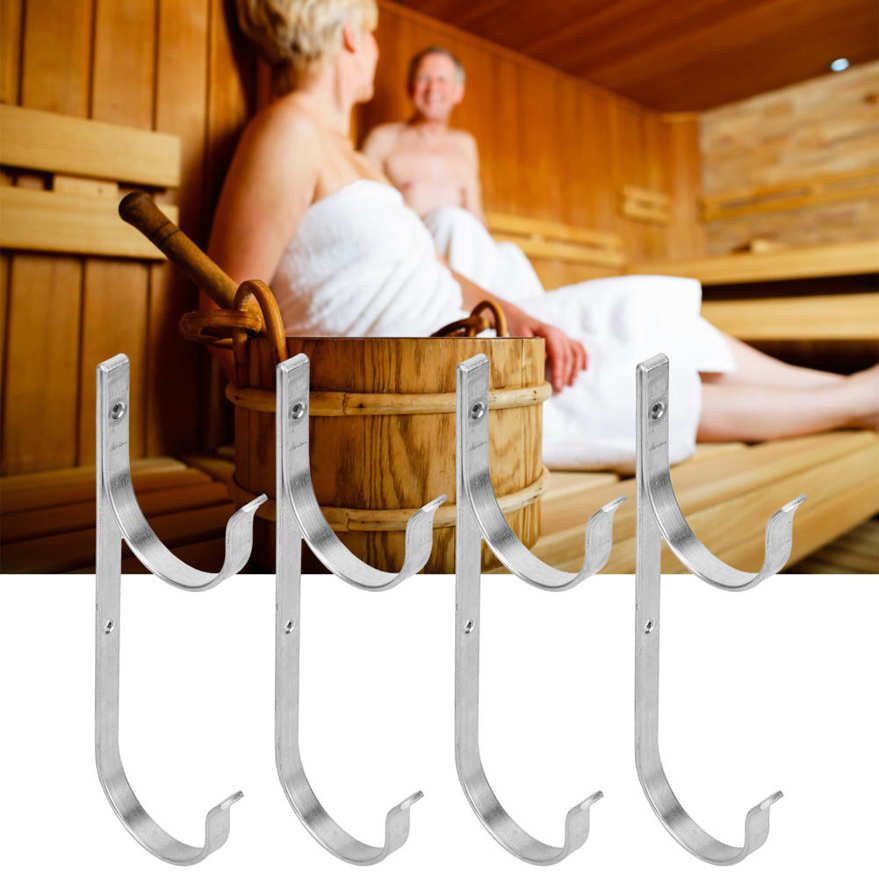 Swimming Pool Hanger 4pcs Aluminum Alloy Hook Clothes Towel Organizer Supplies for Bathroom