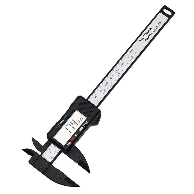Digital Caliper 6 Inch Electronic Vernier Caliper 100mm Calliper Micrometer Digital Ruler Measuring Tool 150mm 0.1mm-A