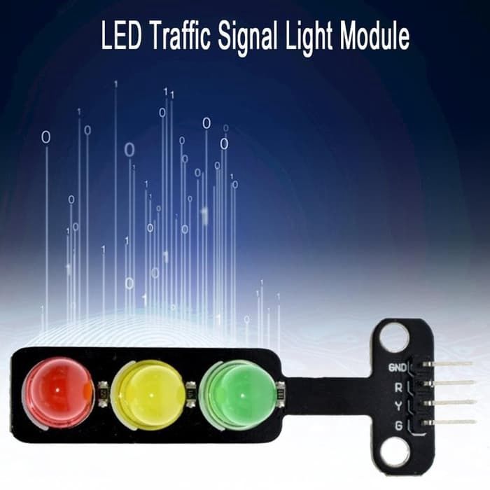 1PC Mini DC 5V LED Traffic Light Module Red Yellow Green LED Display For Arduino Light Beads Accessories 56*21*11mm