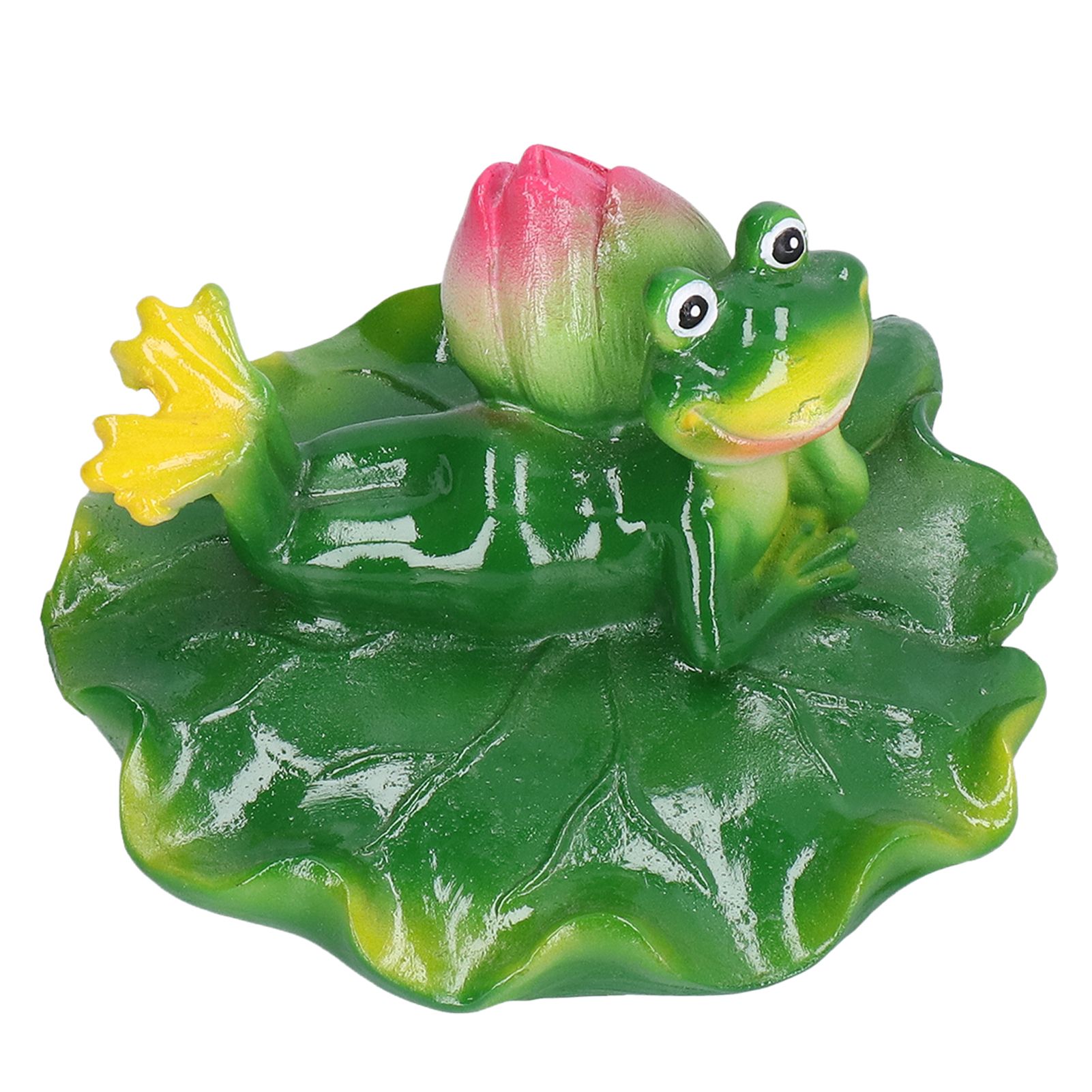 Leaf Craft Exquisite Carving Wide Application Synthetic Resin Floating Statue