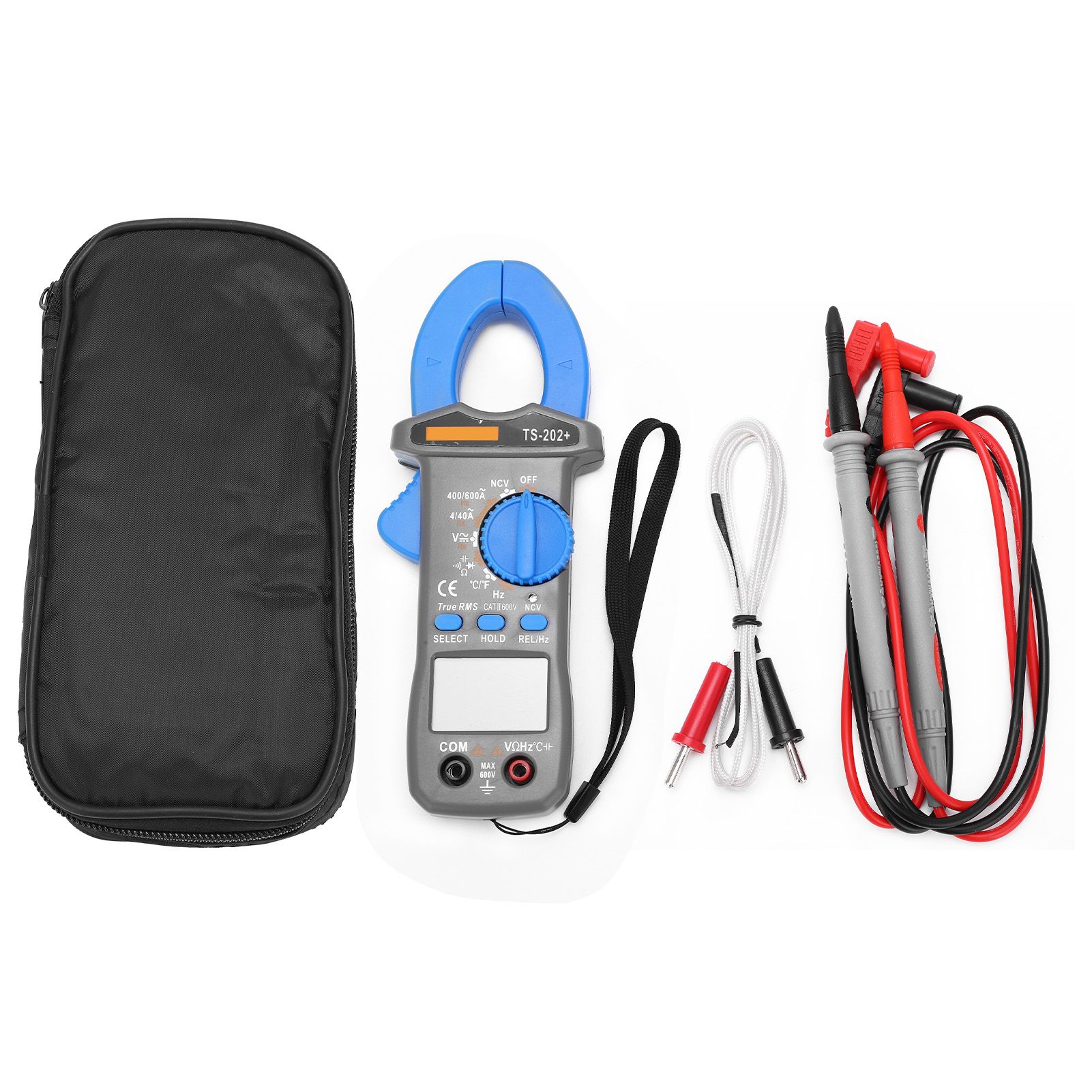 TS 202+ 600V/600A Clamp Meter /DC Voltage Resistance Capacitance Multimeter