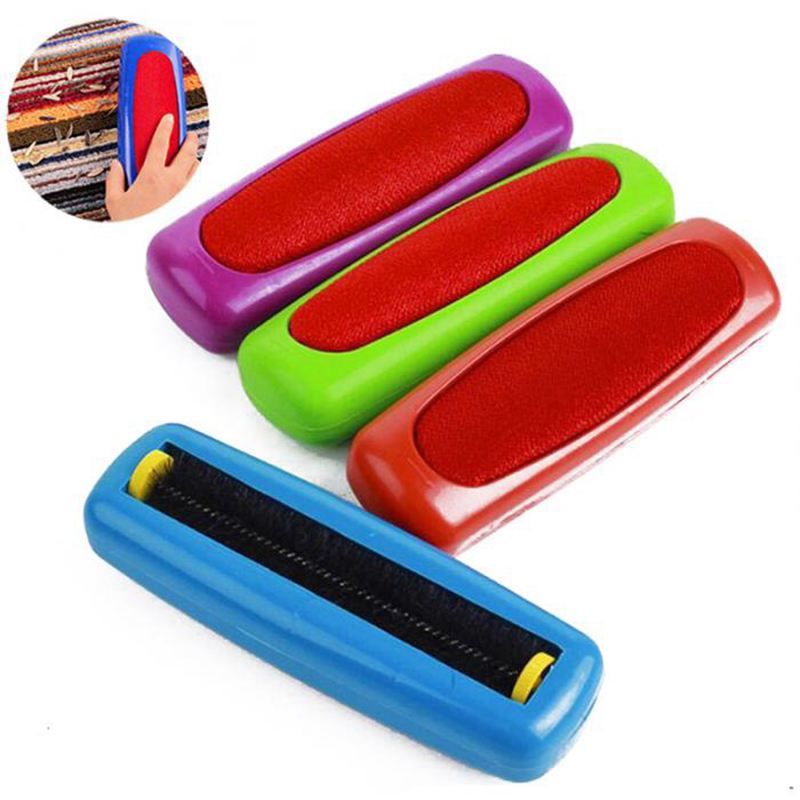 Pet Hair Fluff Cleaner Sticky Picker Ribbon Roller Clothes Cleaning Brushes Carpet Dust Brush Plastic Table Crumb Sweeper