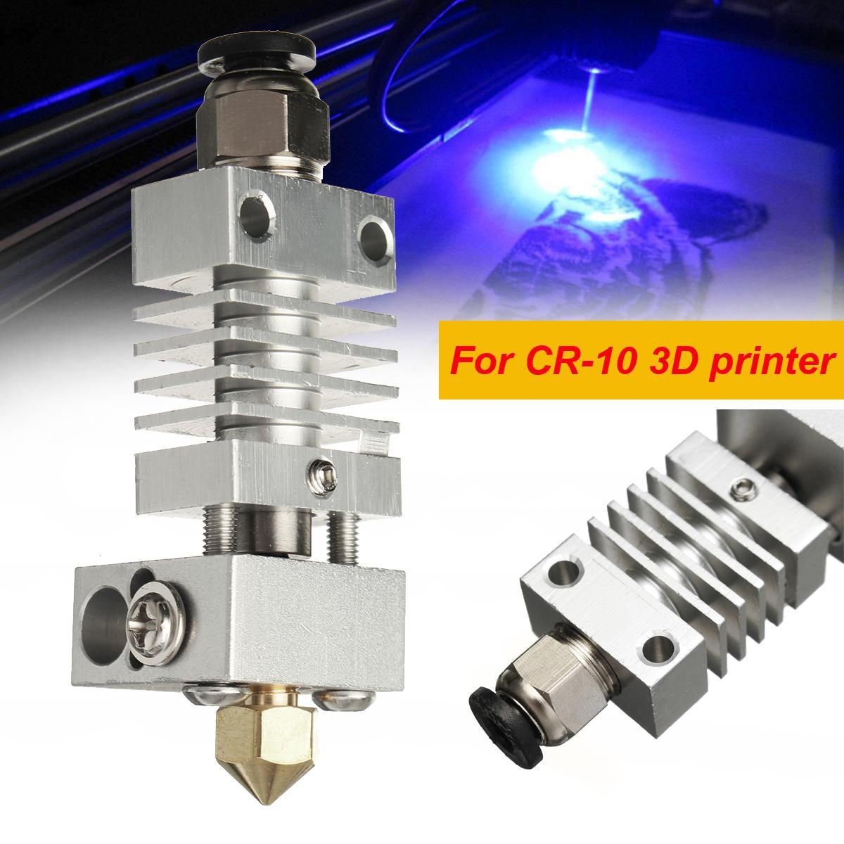 All Metal Hotend Kit w/ Titanium Alloy Thermal Heat Break For CR-10 3D Printer