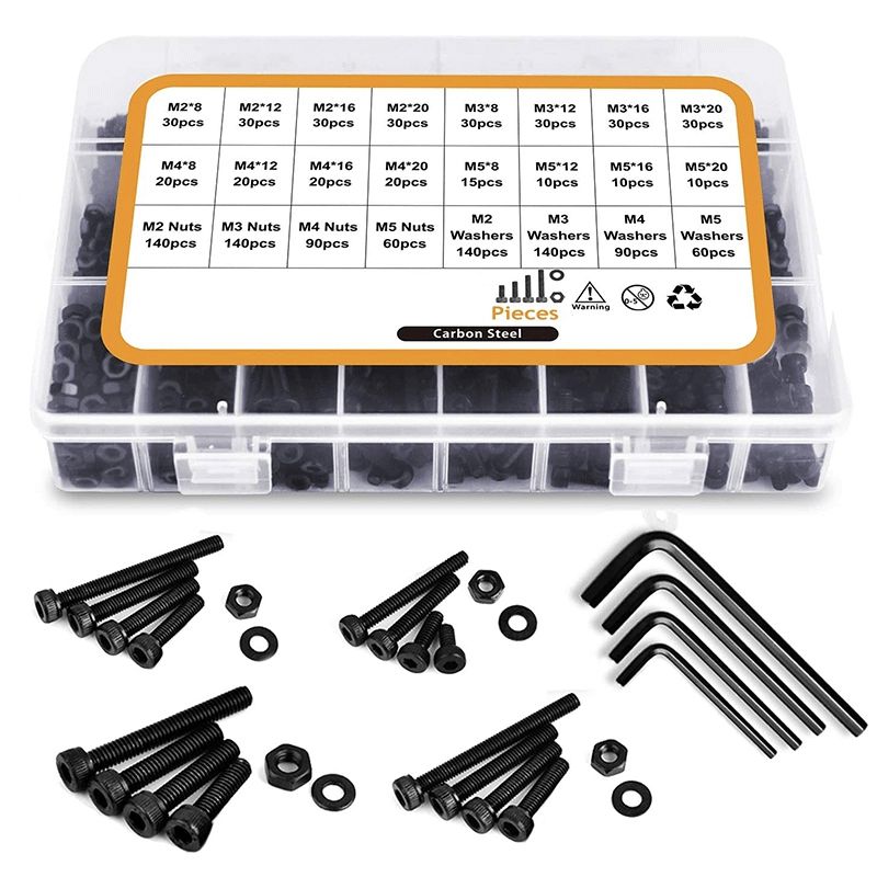 1225 Ce Combination Set Carbon Steel Cup Head Hexagonal Socket Three-Piece Amazon Screw