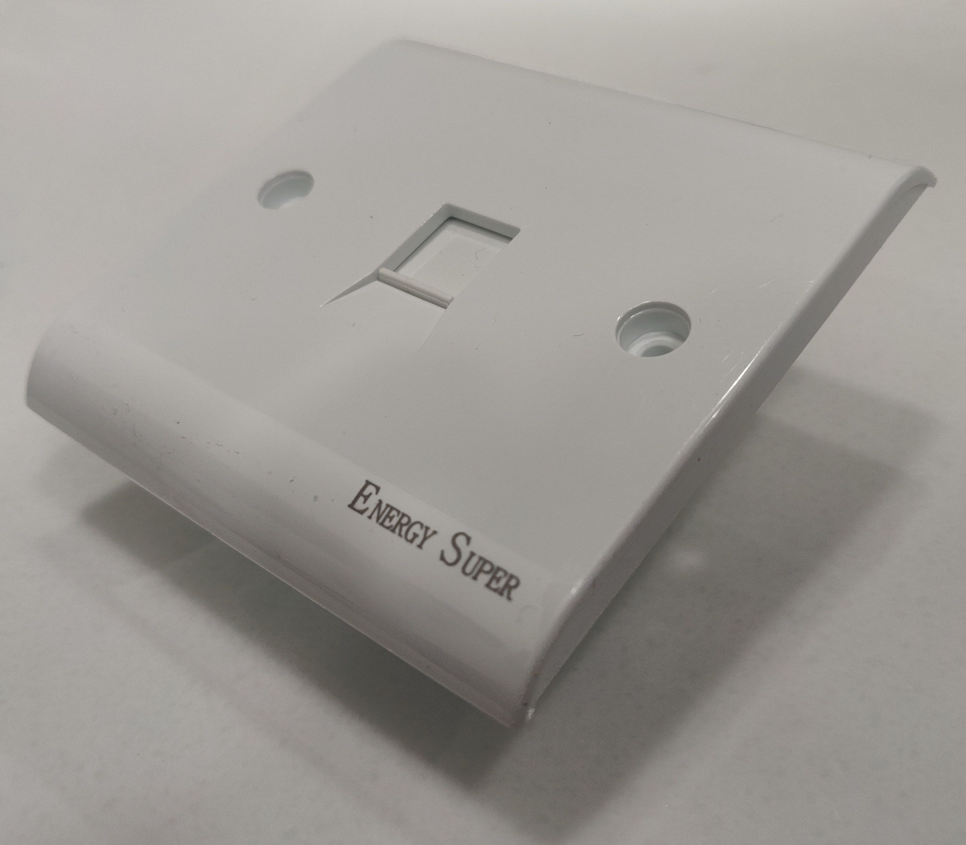 Energy Super White Cat 5 Data Internet Socket Network Jack Plug Electrical Computer Outlet Switch