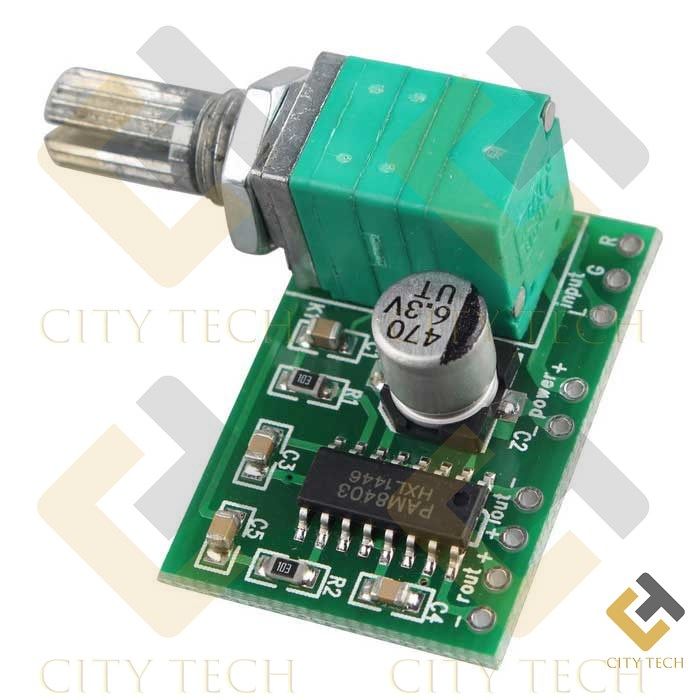 PAM8403 3W+3W DC 5V Mini Audio Amplifier Board 2 Channel Stereo Amplifier With Potentiometer
