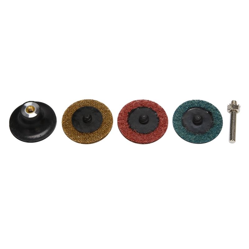 30PCS 2 inch Disc Mixed Pack(Coarse/Medium/Fine), Quick-Change Surface Conditioning Discs - for Die Grinder Surface Prep Strip Grind Polish Finish Burr Rust Paint Removal