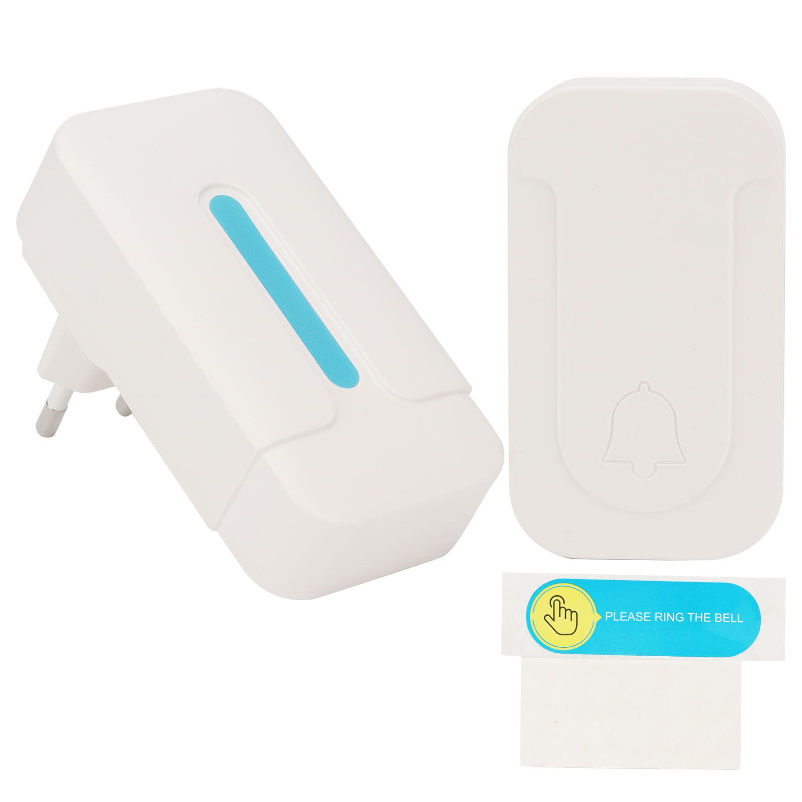 Entry Door Bell EU 100V-230V Easy To Install Wireless Doorbells For Office