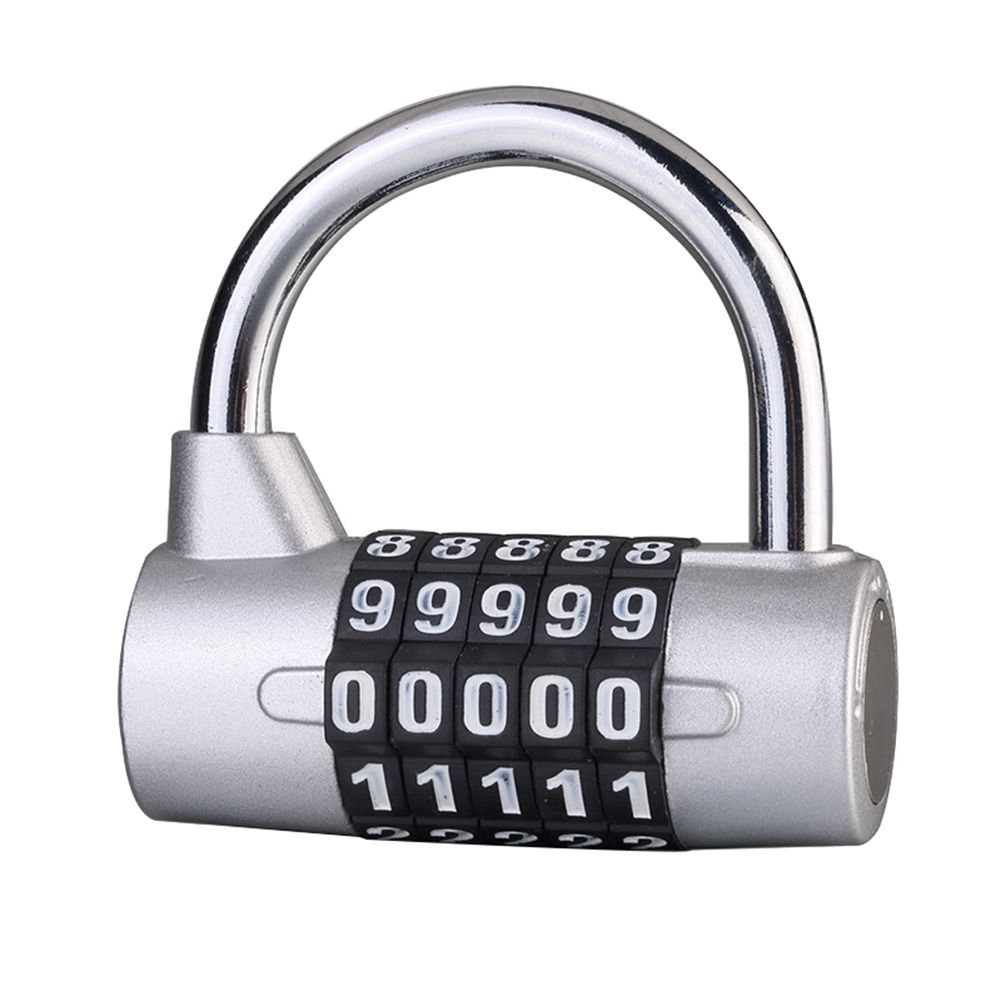 5 Digit Password Combination Lock Anti-theft Luggage Cabinet Toolbox Padlock