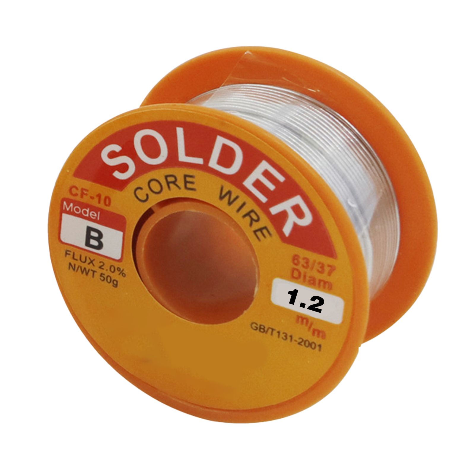 50g 0.5-2mm Solder Tin Wire Light Low Corrosiveness Tin-lead B-type 63/37 Soldering Tin Wire for Furniture Circuit Boards