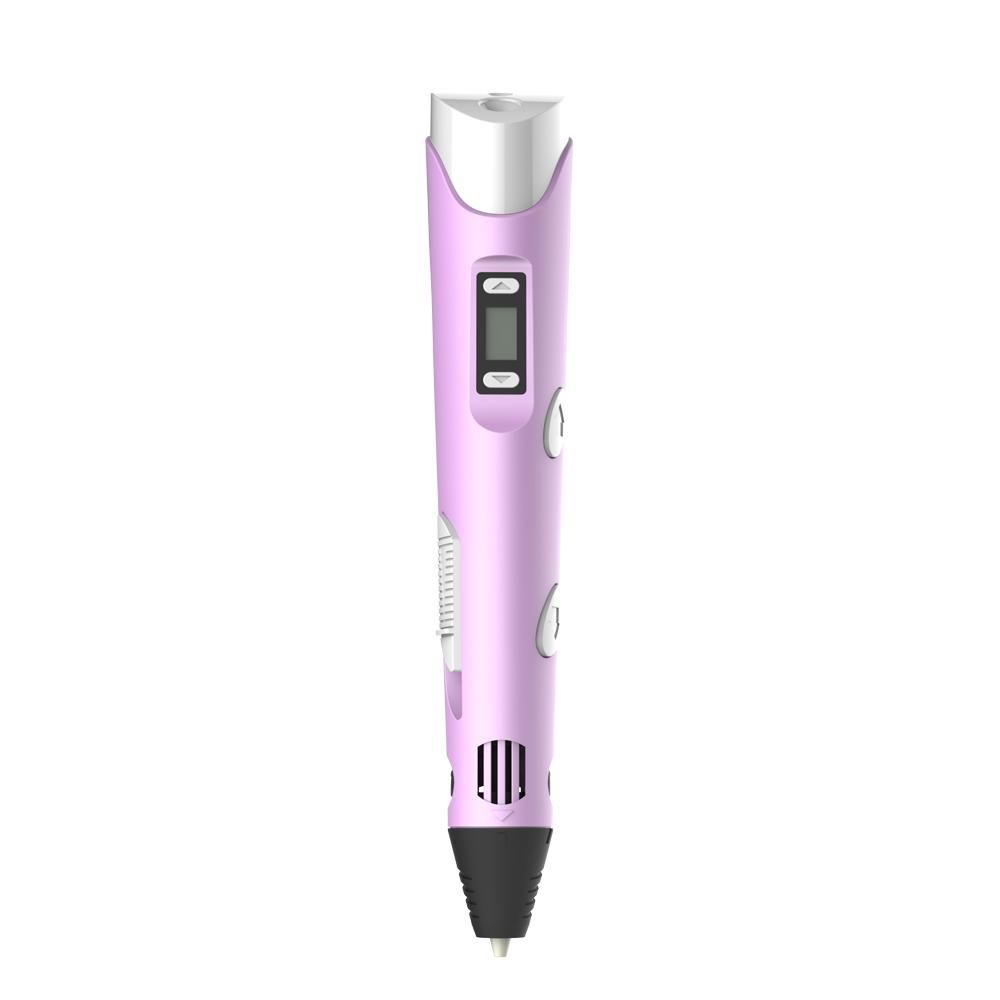OIMG Digital Display Intelligent 3D Printing Pen High Temperature 3D Graffiti Painting Pens With Usb Cable