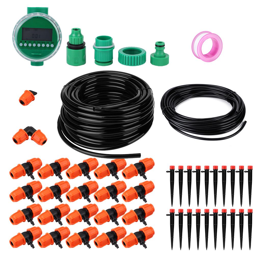 20m Garden Irrigation Water Timer Controller Hose Watering Tool Kit Automatic