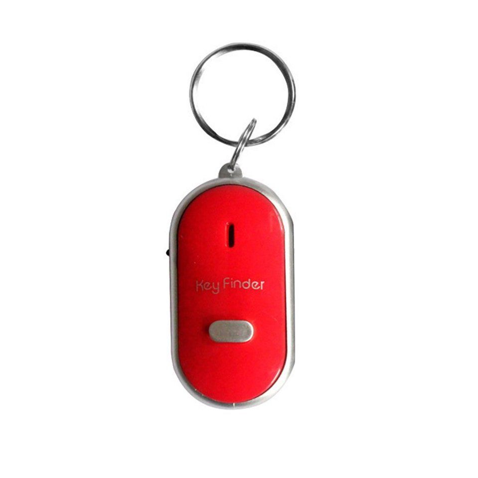 LA LED Whistle Key Finder Flashing Sound Alarm Anti-Lost Keyfinder Locator