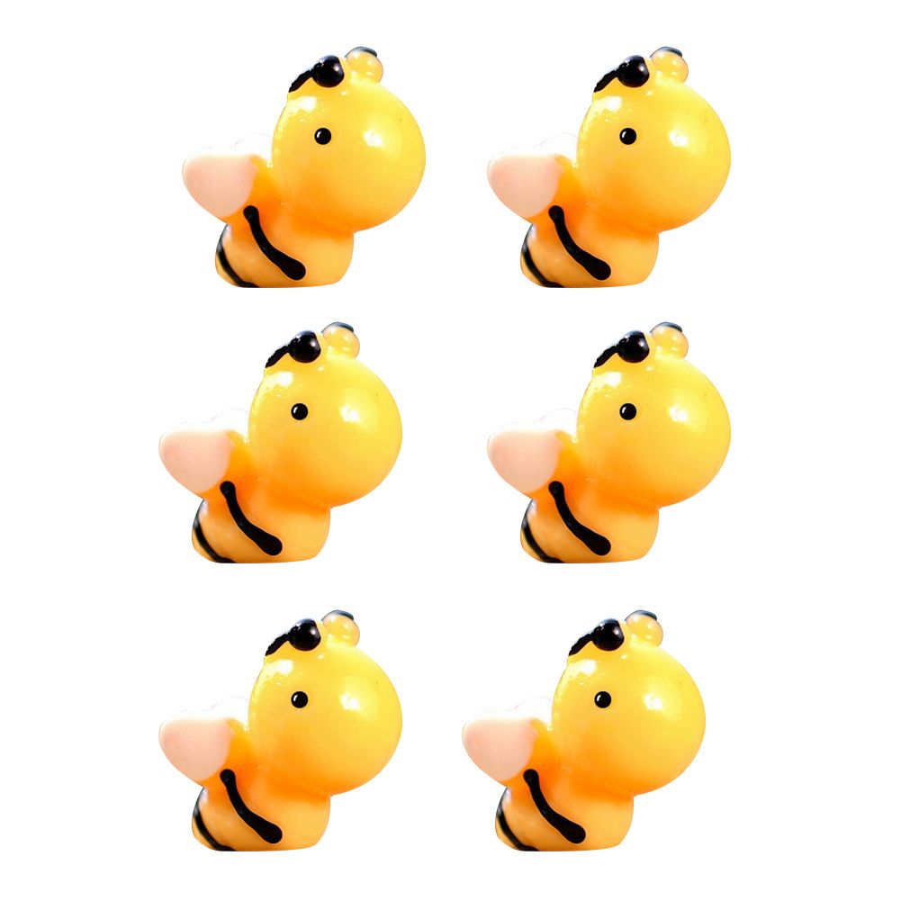6Pcs Cuteniature Beescro Lacape Ornaments Decor for DIY Fairy Garden