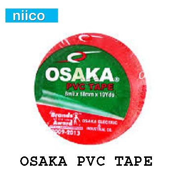 Osaka PVC Tape-Black (18 mm)-12 PCS