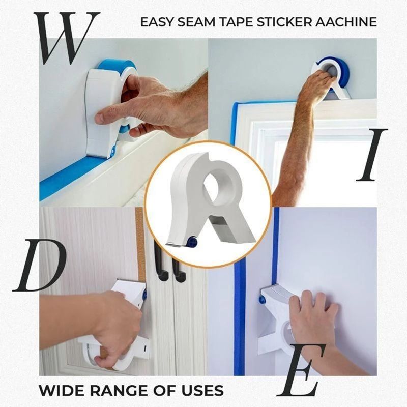 Fast and Precise Cutting Adhesive Tape Masking Tape Applicator for Doors, Home Accessories, Cabinets, Panels