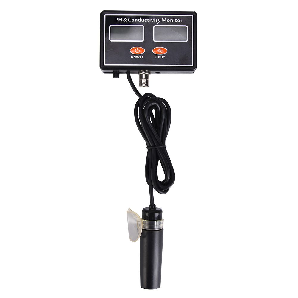 Online PH EC Monitor Meter Water Quality Tester with Replaceable Probe
