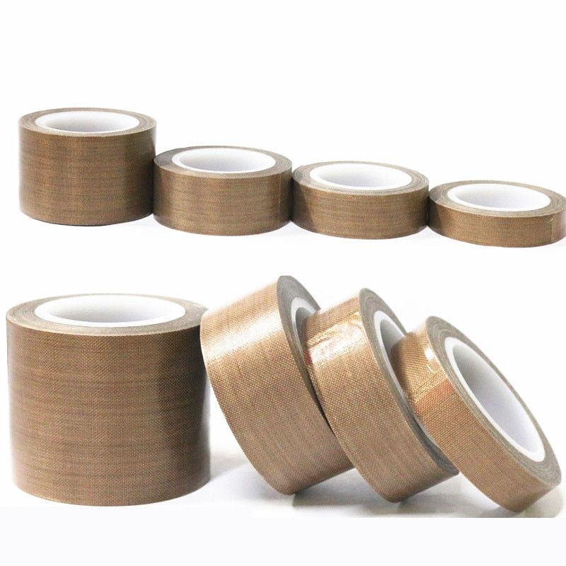 Polytetrafluoroethylene Tape Resistant High Temperature Adhesive Cloth Insulation 300 Degree tape 10 meter*0.13mm PTFE Tape