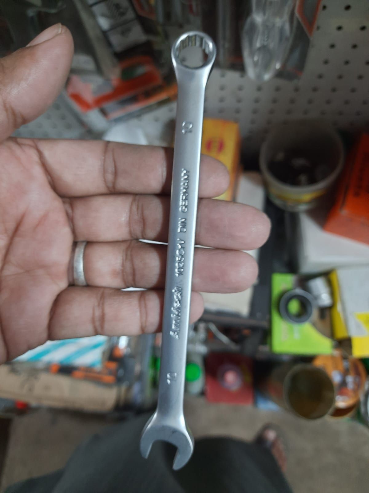 Combination Spanner 10 mm, heavy duty ring dull AMMACH or maxtop brand same as picture