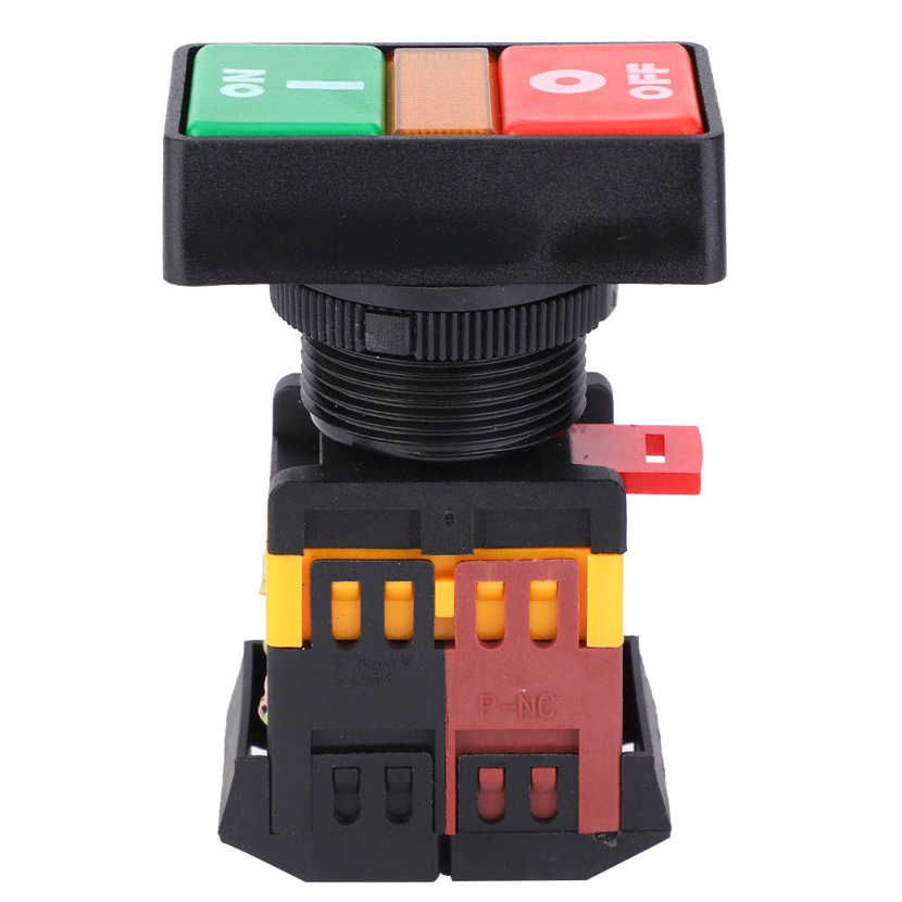 Switch with LED PPBB-30N Double Push-Button Light On-Off Momentary Button