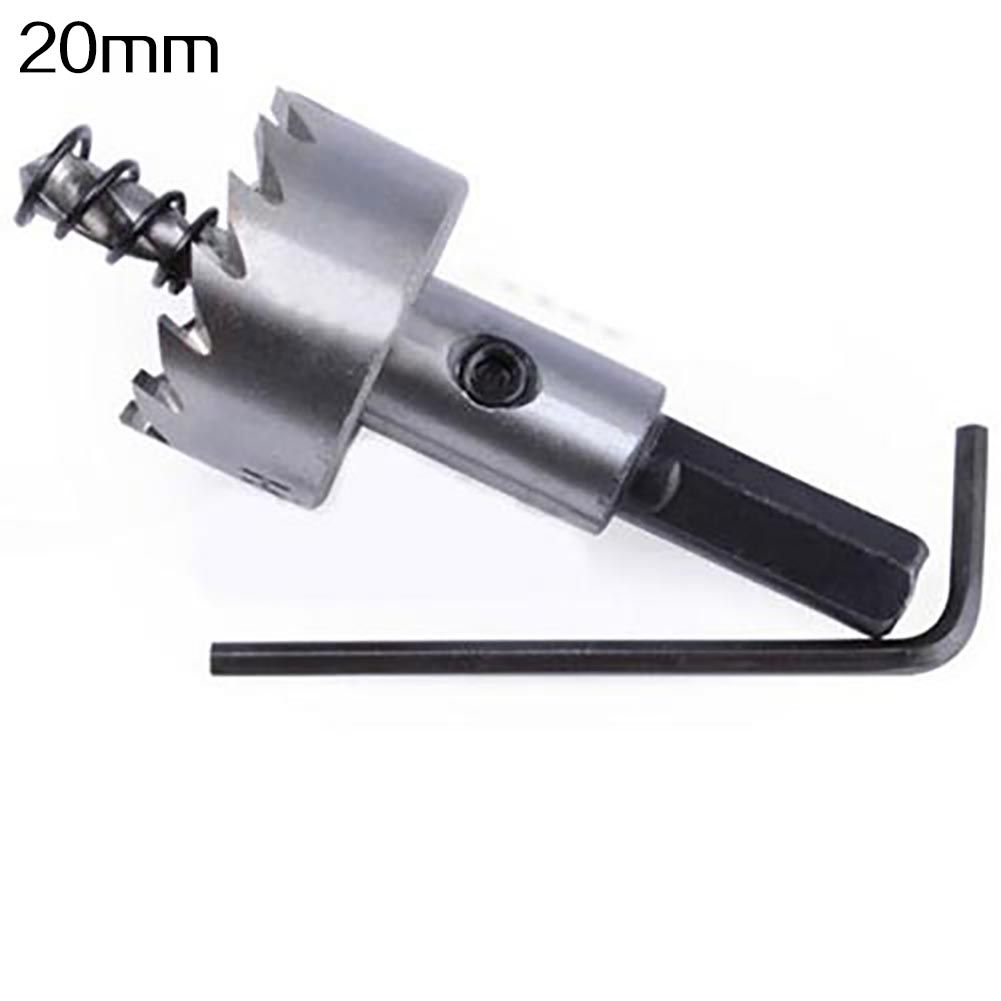 16-50mm Carbide Tip Tipped Drill Bit Set Metal Wood Alloy Cutter Hole Saw Tool