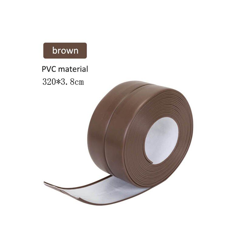 Roll PVC Material Bathroom Kitchen Waterproof Mold Proof Adhesive Tape Tile Crack Repair Tape 320cmx3.8cm