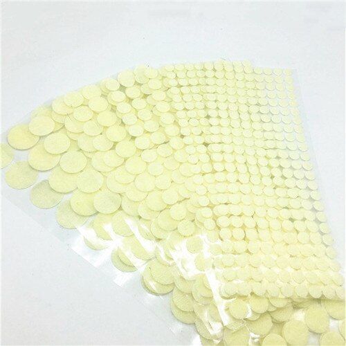 100Pairs Self Adhesive Fastener Tape Dots 10/15/20/25/30mm Strong Glue Magic Sticker Disc White Black Round Coins Hook Loop Tape