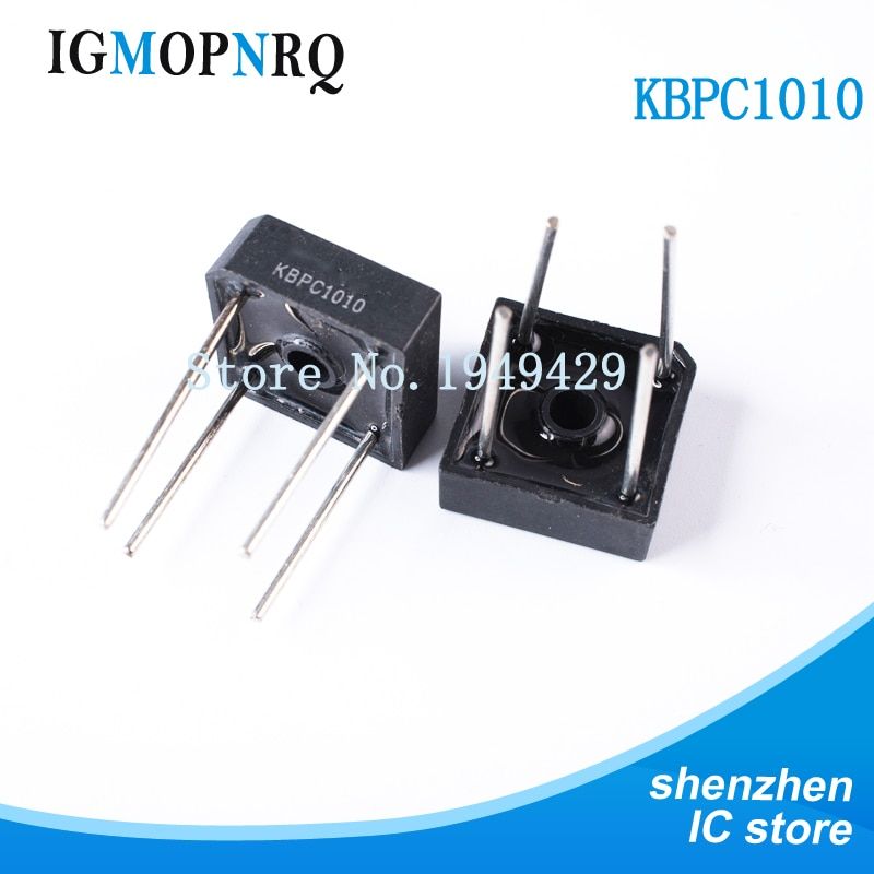 5PCS/LOT KBPC1010 10A 1000V DIP Diode Bridge Rectifier diode