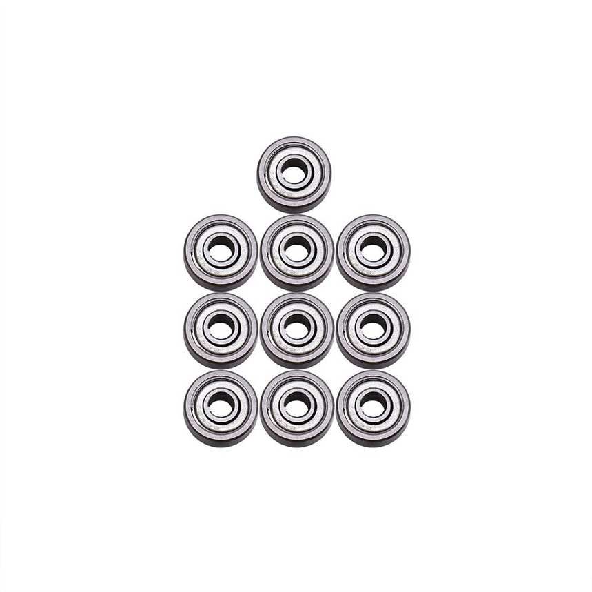 2 Metal 624Z Mini Bearings Practical Durable Micro Grease For Printer