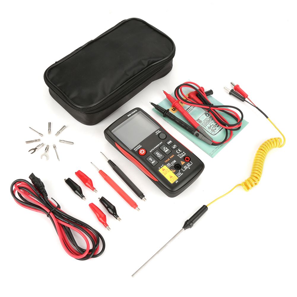 ANENG Q1 True-RMS Digital Multimeter Button 9999 Counts With Analog Bar Graph