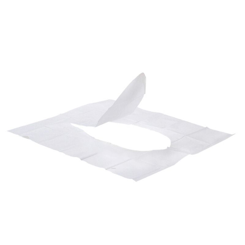 5 Pack(50pcs,10Pcs/bag) Disposable Paper Toilet Seat Covers For Camping Travel Convenient Travel accessories - From China