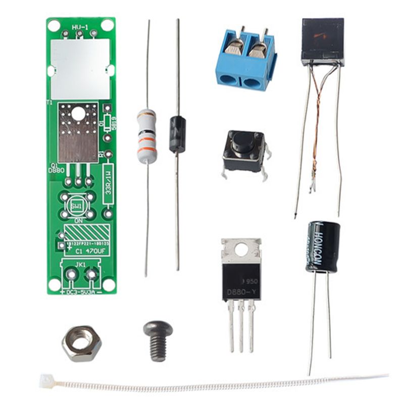 BRADOO-DC3-5V DIY Kit High Voltage Generator Arc Igniter Lighter Kit for DIY Electronic Production Suite