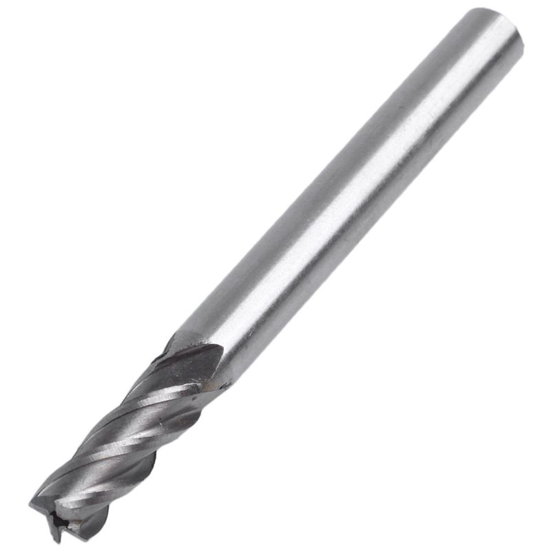 SWT 10pcs/set 1.5-6mm HSS Straight Shank 4 Flute End Mill Cutter CNC Drill Bit Tool