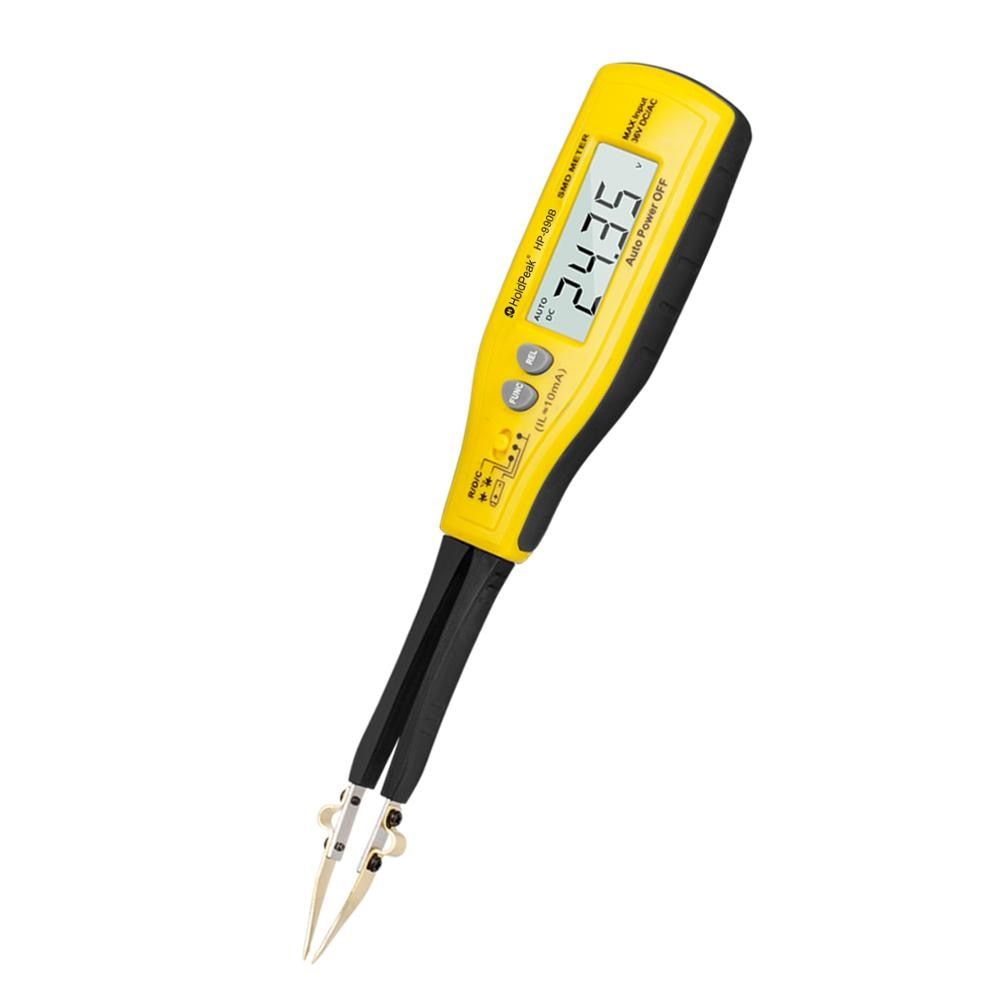 HOLDPEAK 990B Smart Tester,4000 Counts Digital SMD Handheld Resistance Capacitance Tester,LCR Meter/ESR Meter/Digital Multimeter