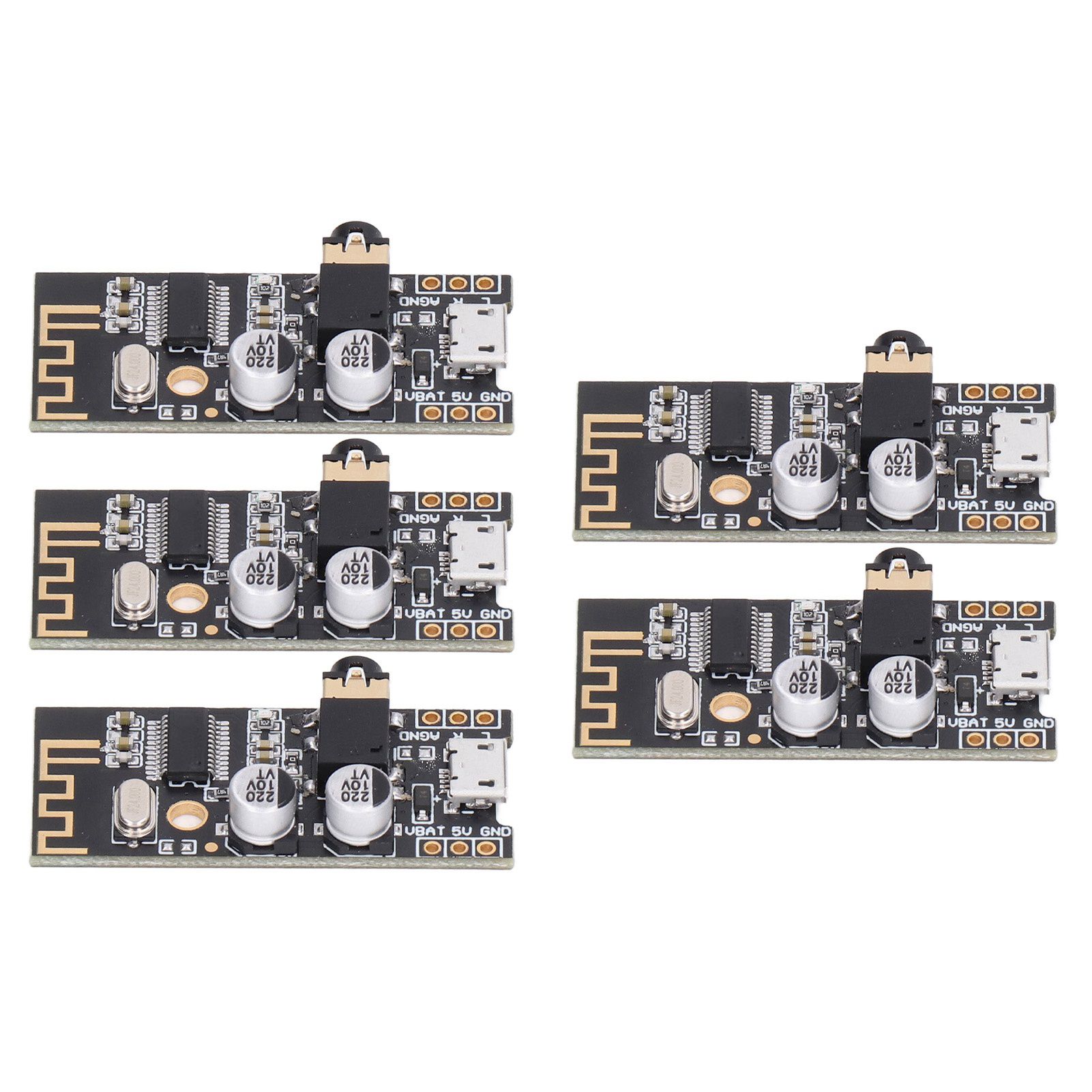 Limeng La 5Pcs Bluetooth Audio Module Wireless Amplifier Board Accessory Set Kit for Speaker