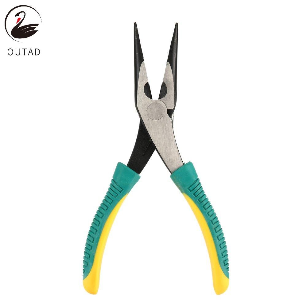 BERRYLION 8" Long Nose Nipper Plier Cutter Cutting Stripping Copper Cable Wire