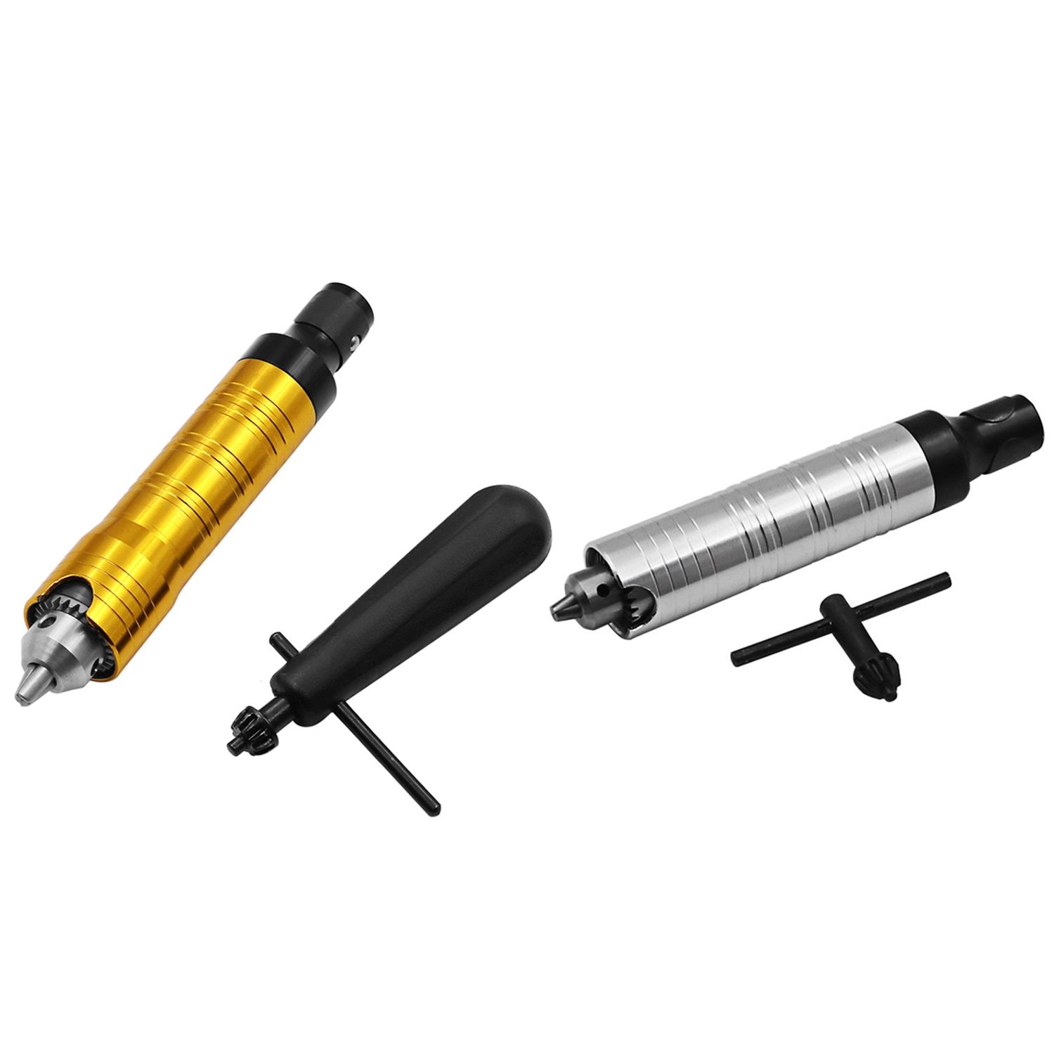 Practical Product Handpiece Handle Key Drill Chuck for Flex 3 Jaws Fit Flexible Shaft for Foredom Grobet Motor & Flexible Shaft 6.5mm Flex Shaft Handpiece Power Electric Drill Handle Chuck Separate