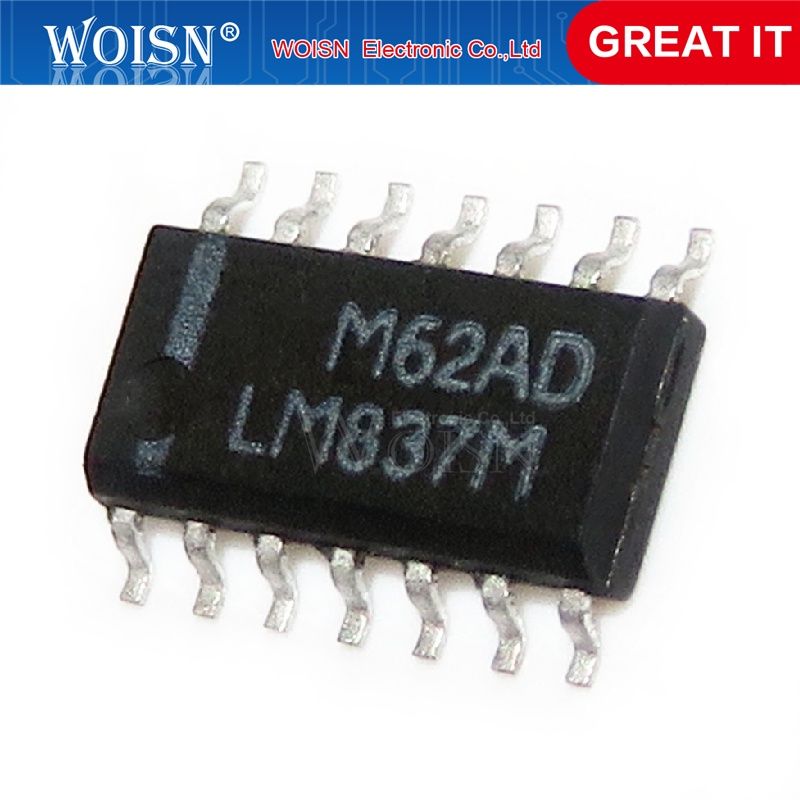 10pcs/lot LM837MX LM837M LM837 SOP-14 In Stock