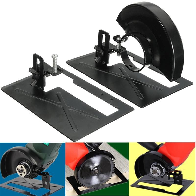 Variable Angle Gder Cutting Machine Conversion Tool Angle Gder Holder Safety Shield DIY Tools For Woodworking(With Case)