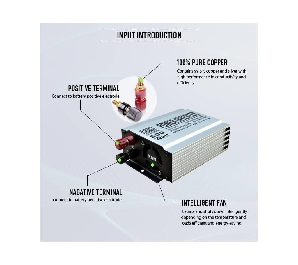 Power Inverter - E12-500 - 500W